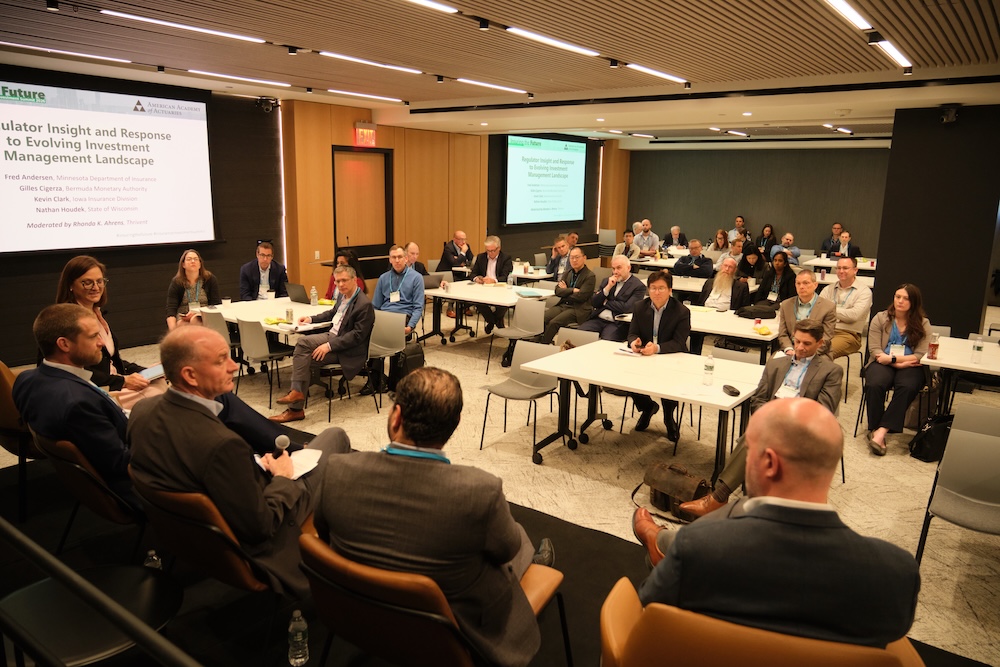A packed Navigating Regulatory Guidelines session