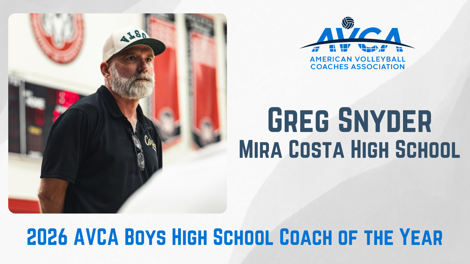 AVCA Boys High School Coach of the Year