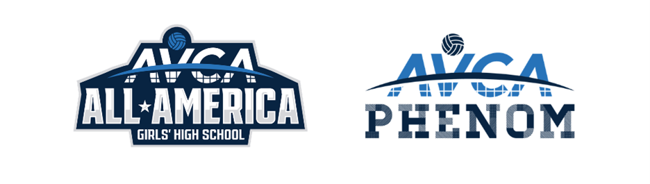 AVCA Phenom & All-America Logos