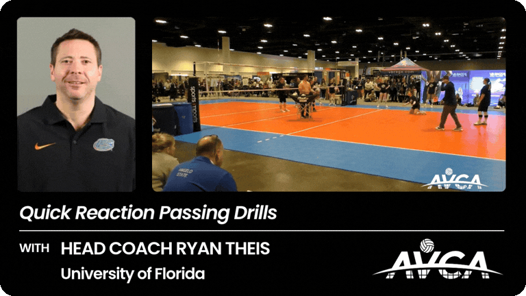 "Quick Reaction Passing" with University of Florida Volleyball Head Coach Ryan Theis